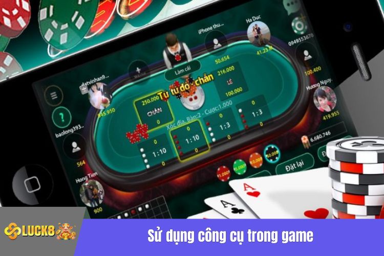 Sử dụng công cụ trong game